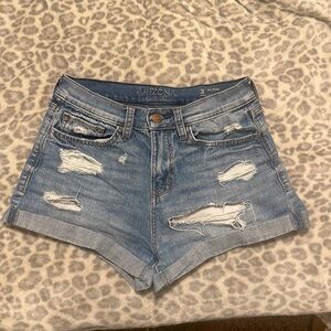 Arizona high- rise jean shorts! Size 3